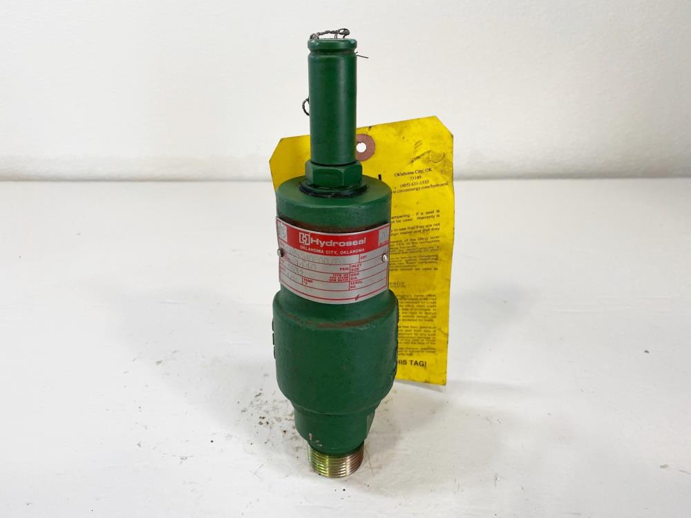 Hydroseal 1" NPT 1440# WCC Relief Valve 14BE3M0P00/F0